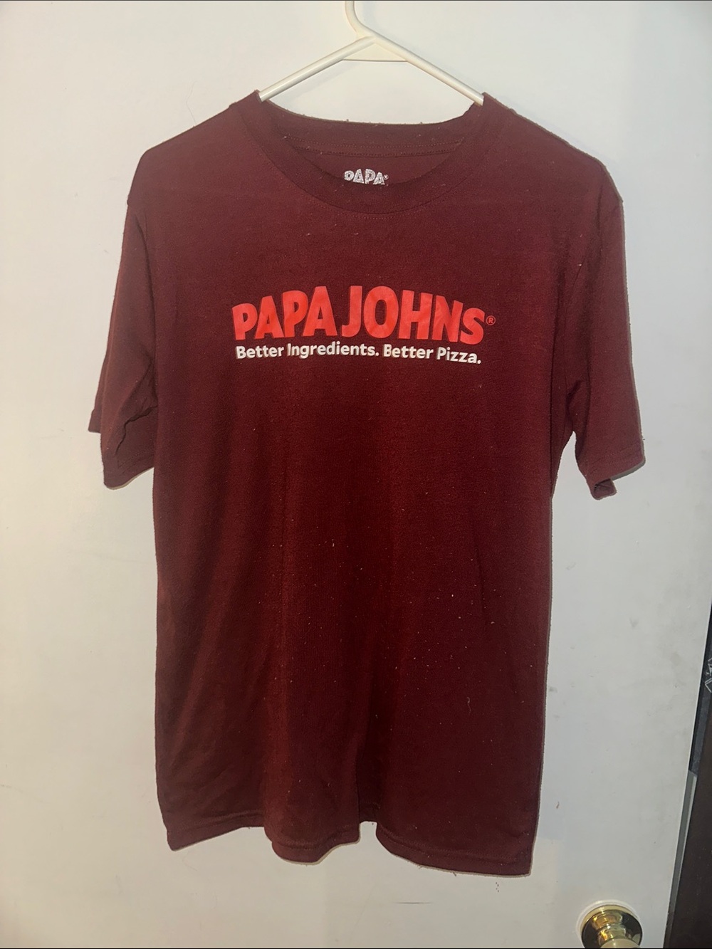 Men's Maroon Logo T-Shirt